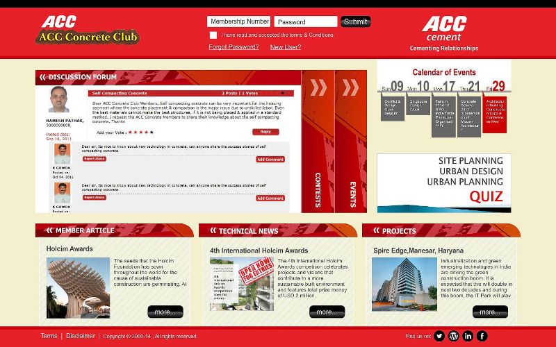 ACC Concrete Website